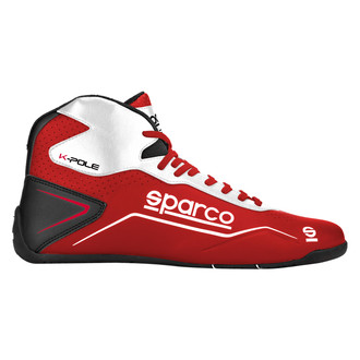Sparco® - K-Pole Series Red/White 42 Kart Racing Boots
