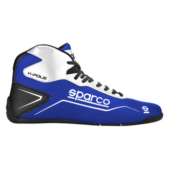 Sparco® - K-Pole Series Blue/White 45 Kart Racing Boots