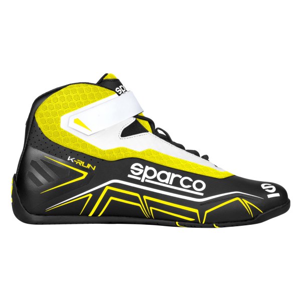 Sparco® - K-Run Series Black/Yellow Fluo 34 Kart Racing Boots