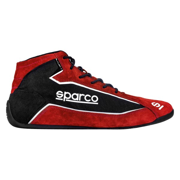 Sparco® - Slalom+ Fabric & Suede Series Red/Black 35 Racing Shoes