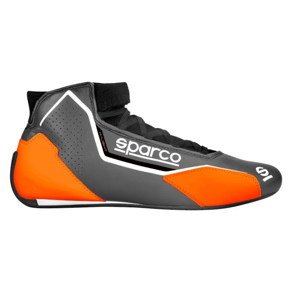 Sparco® - X-Light Series Gray/Fluo Orange 38 Racing Shoes