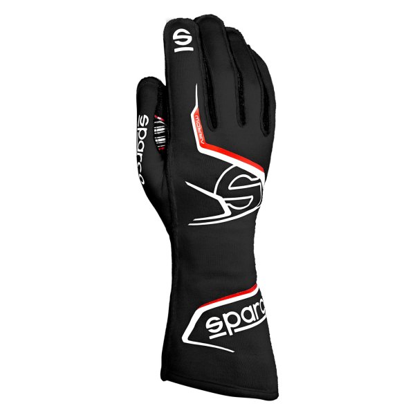 Sparco® - Arrow Series Black/Red 7 Flame-Retardant Gloves