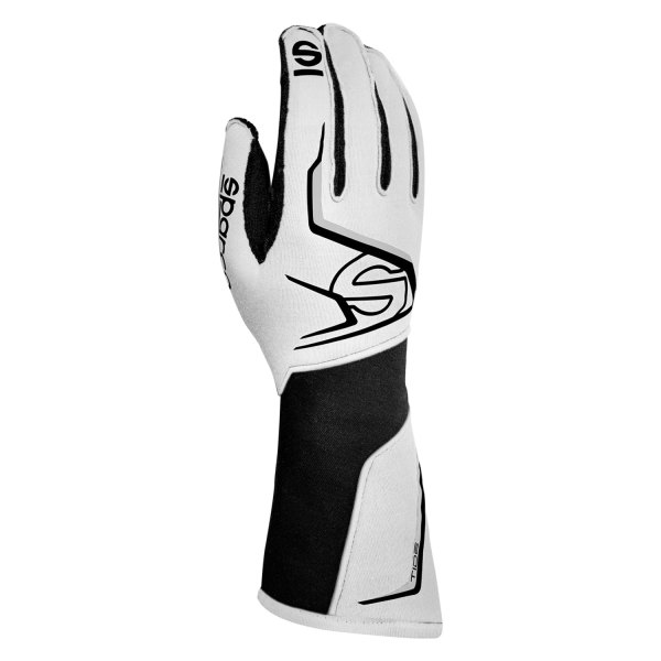 Sparco® - Tide Series White/Black 8 Flame-Retardant Gloves