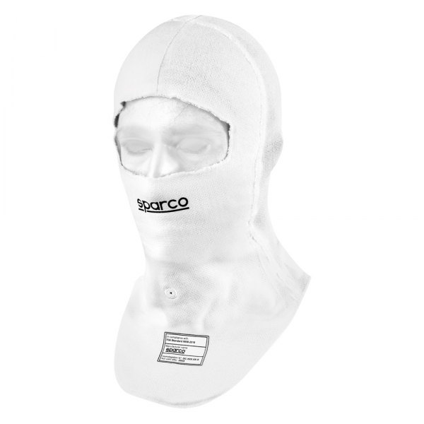 Sparco® - Shield Tech Series White Open Face Racing Balaclava