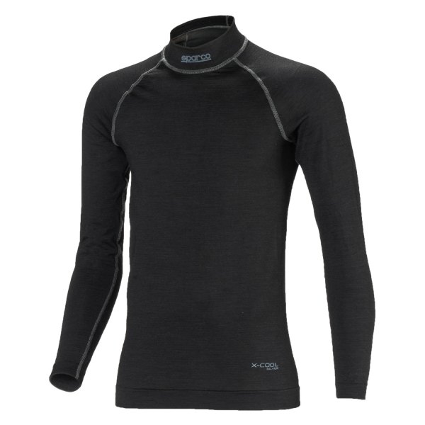 Sparco® - Shield RW-9 Series Black Medium/Large Underwear Long Sleeves Shirt