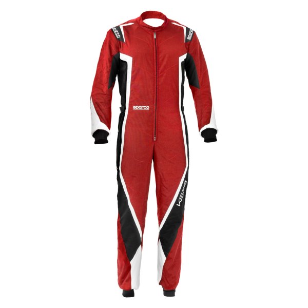 Sparco® - Kerb Kid Series Red/Black/White 130 Kart Kid Racing Suit