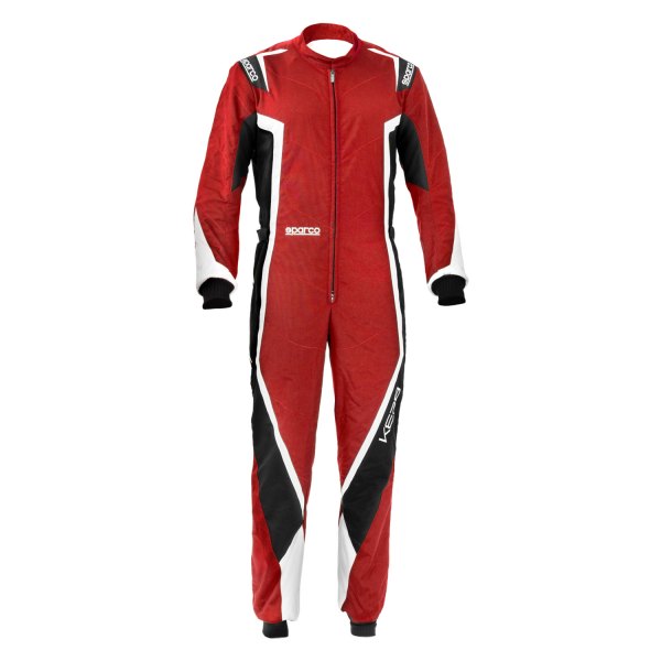 Sparco® - Kerb Kid Series Red/Black/White 140 Kart Kid Racing Suit