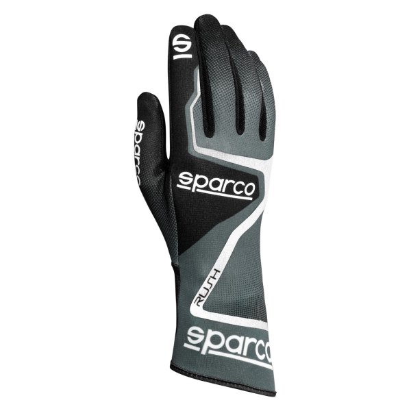 Sparco® - Rush Series Gray/Black 4 Kart Racing Gloves