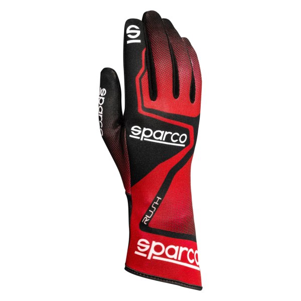 Sparco® - Rush Series Red/Black 4 Kart Racing Gloves