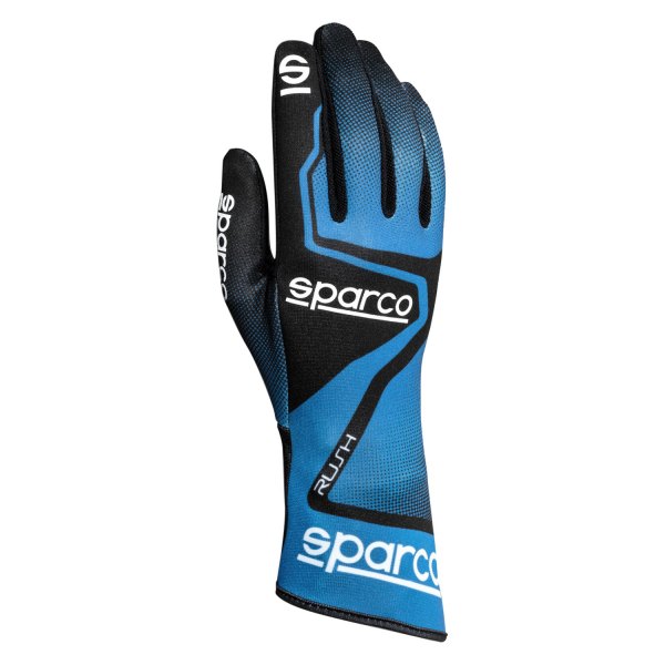 Sparco® - Rush Series Light Blue/Black 5 Kart Racing Gloves