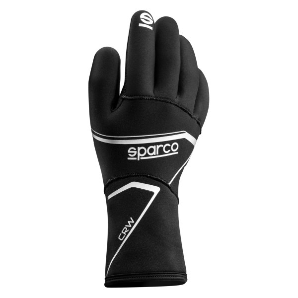 Sparco® - CRW New Series Black Medium Kart Racing Gloves