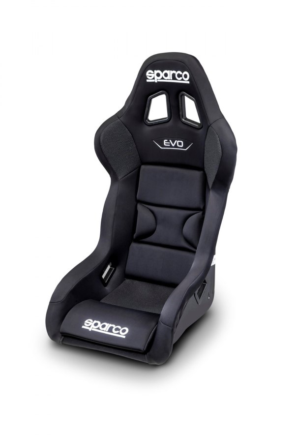 Sparco® - EVO QRT X Series Fiberglass Racing Seat, Large, Black