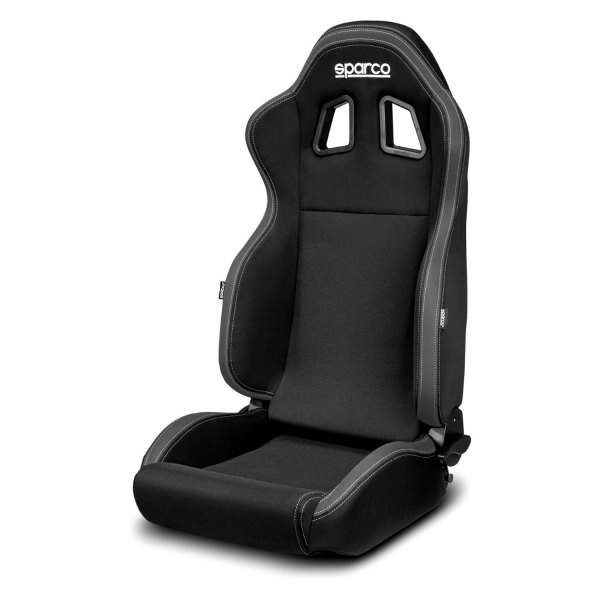 Sparco® - R100 MY22 Series 3D Fabric Sport Seat, Black/Gray