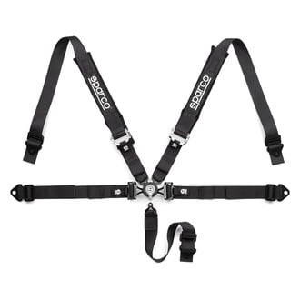 Sparco® - 5-Point Club H-4R 2" Harness, Black