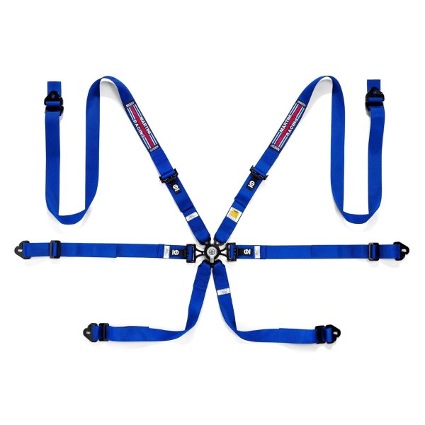 Sparco® - 6-Point Martini Series FIA Harness Set, Blue