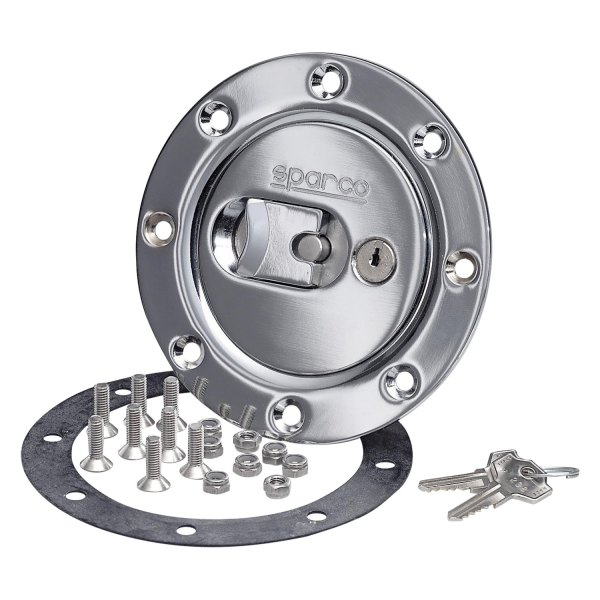 Sparco® - Locking Silver Gas Cap