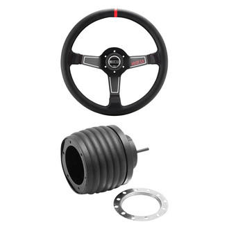 Sparco® - 2-Pc L575 Street Racing Steering Wheel Kit