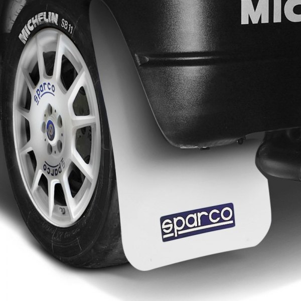  Sparco® - White Mud Flaps