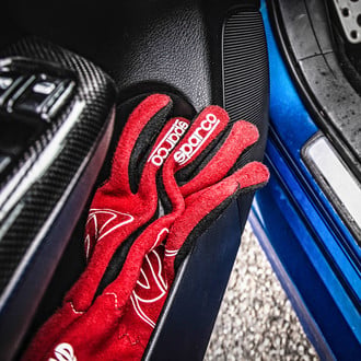 Sparco® - Red Racing Gloves