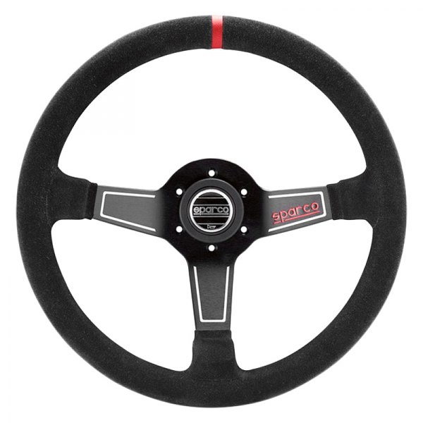 Sparco® - 3-Spoke L575 Series Street Racing Black Suede Steering Wheel