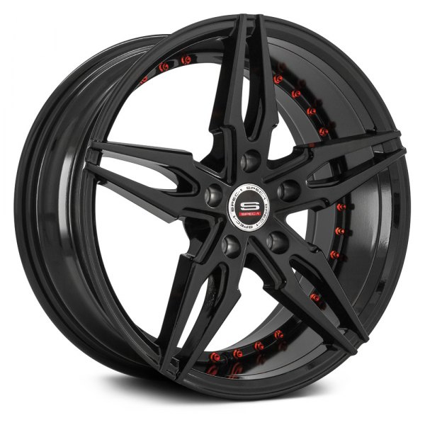 SPEC-1® - SP-46 Gloss Black with Red Accents