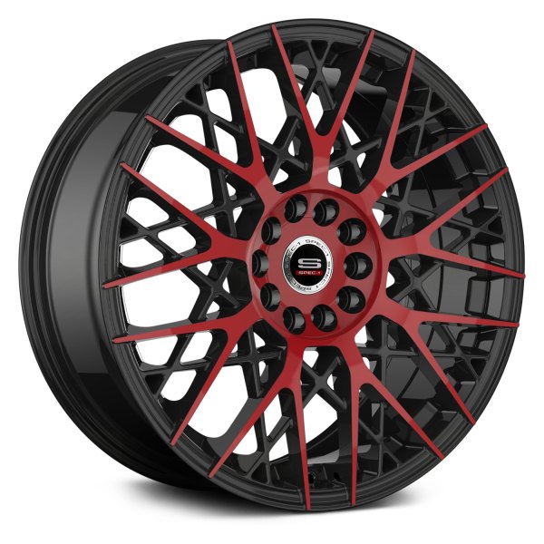 SPEC-1® - SP-53 Gloss Black with Red Milled Face