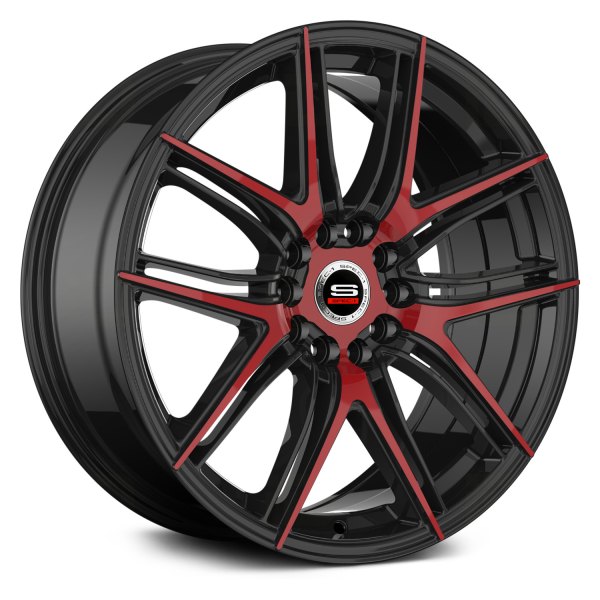 SPEC-1® - SP-56 Gloss Black with Red Milled Face
