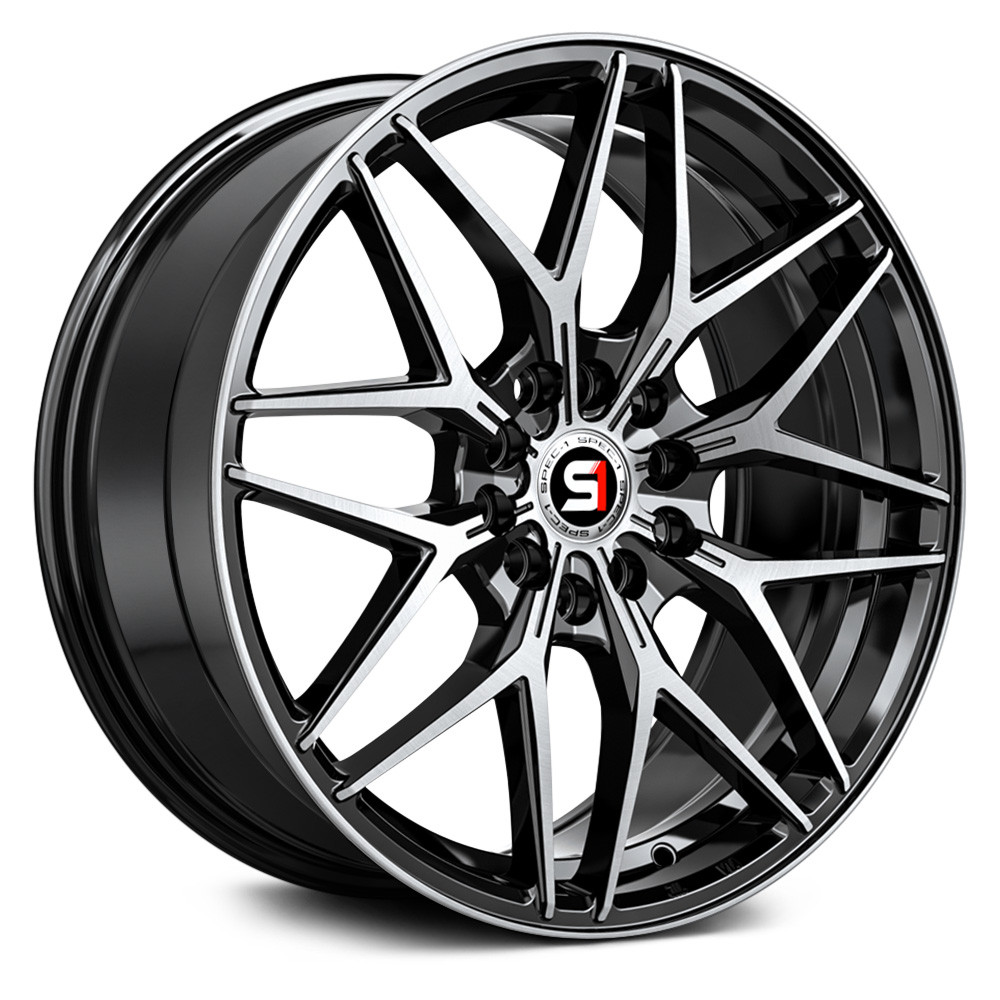 SPEC-1® SP-60 Wheels - Gloss Black with Machined Face Rims - SP