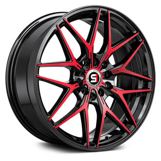 SPEC-1® - SP-60 Gloss Black with Red Machined Face