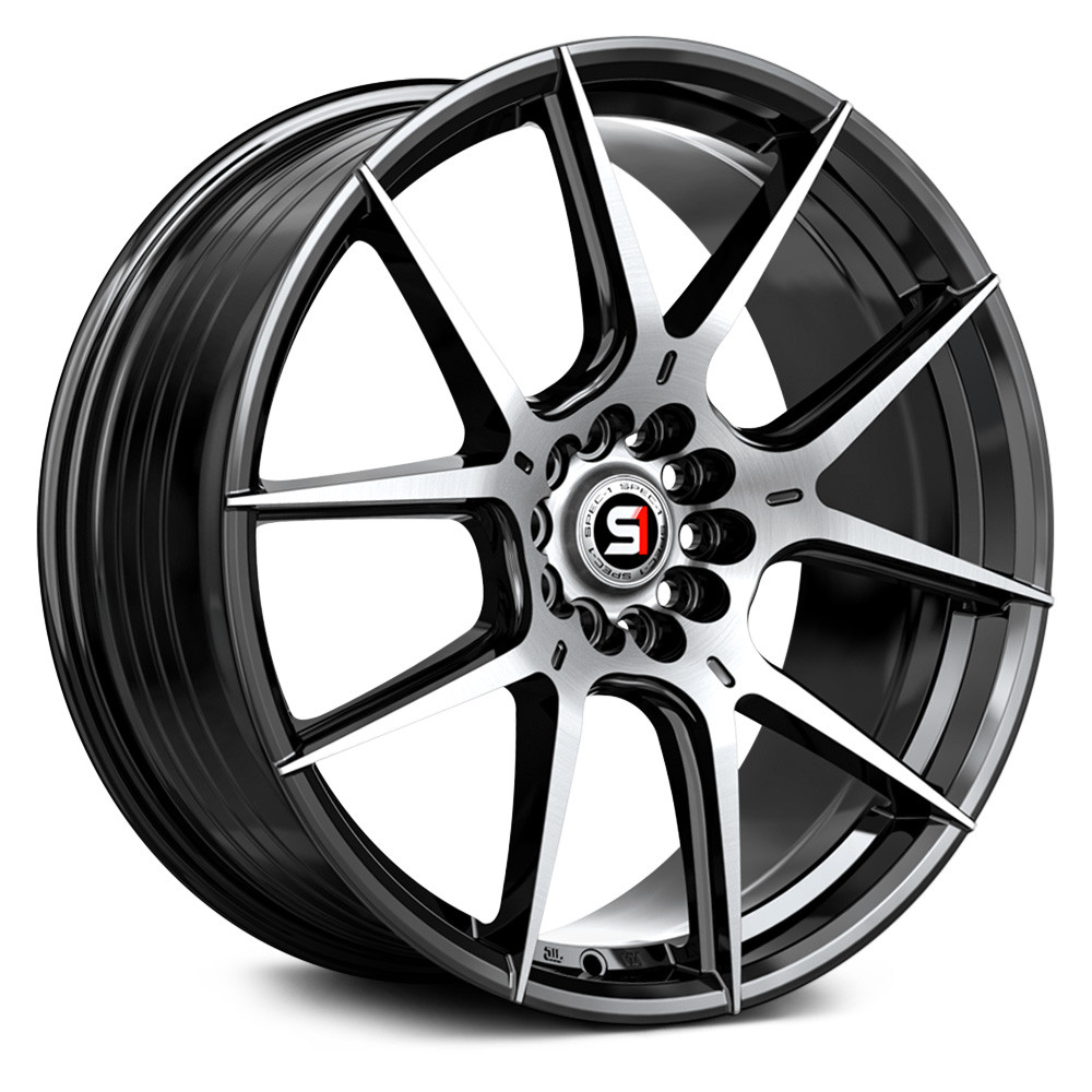 SPEC-1® SP-71 Wheels - Gloss Black with Machined Face Rims - SP