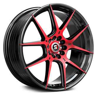 SPEC-1® - SP-71 Gloss Black with Red Machined Face