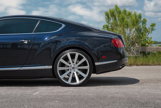 SPL-002 Silver Machined on Bentley