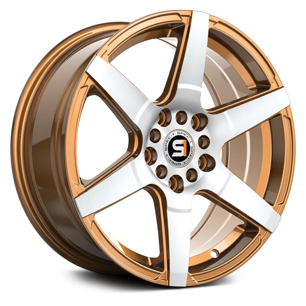 SPEC-1® SPT-34 Wheels - Gold with Machined Face Rims - SPT