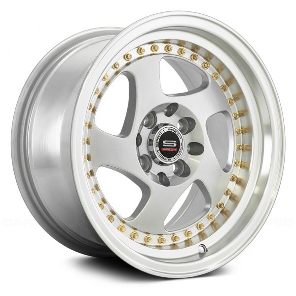 SPEC-1® - SPT-20 Silver with Machined Lip and Gold Rivets