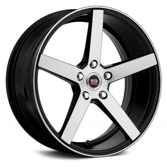 chi☺︎NAO 1AV® ZX1 Wheels - Gloss Black with Machined Face Rims