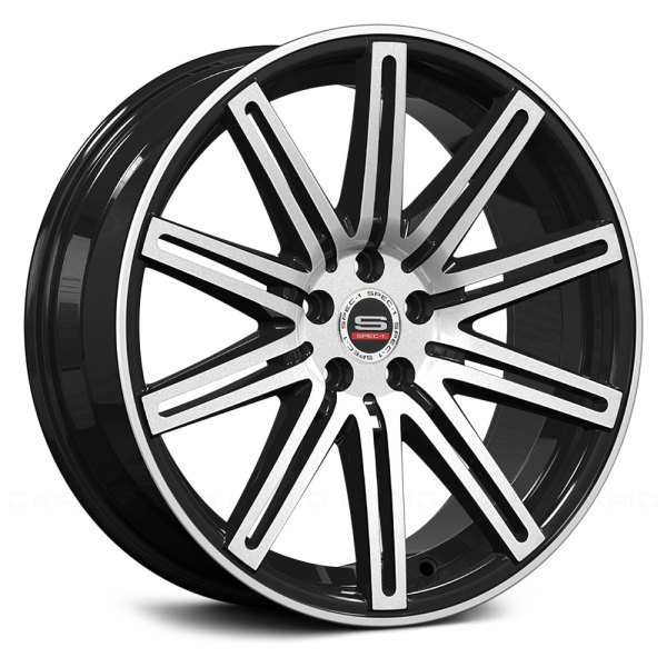 Spec 1® Sp 48 Wheels Gloss Black With Machined Face Rims
