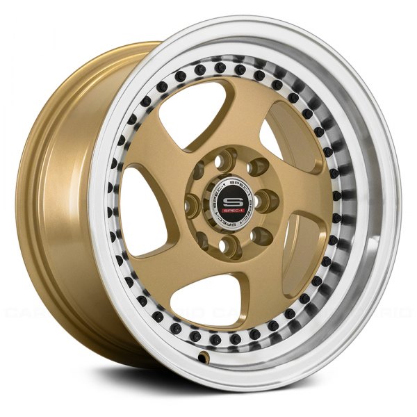 SPEC-1® - SPT-20 Gold with Machined Lip and Black Rivets