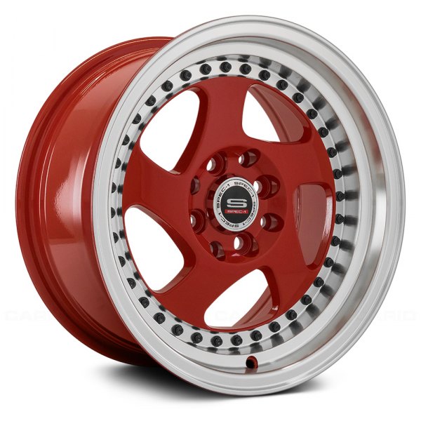 SPEC-1® - SPT-20 Red with Machined Lip and Black Rivets