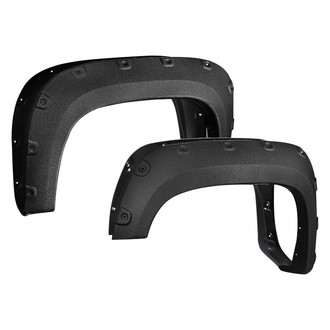 Spec-D® - Rivet Textured Black Front and Rear Fender Flares