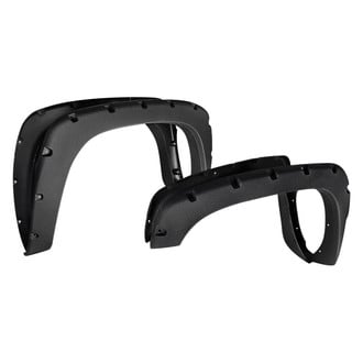 Spec-D® - Rivet Textured Black Front and Rear Fender Flares