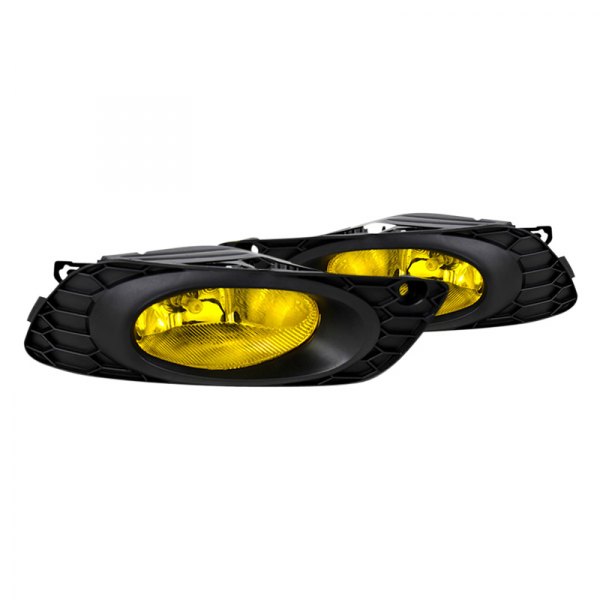 Spec-D® - Yellow Factory Style Fog Lights, Honda Civic