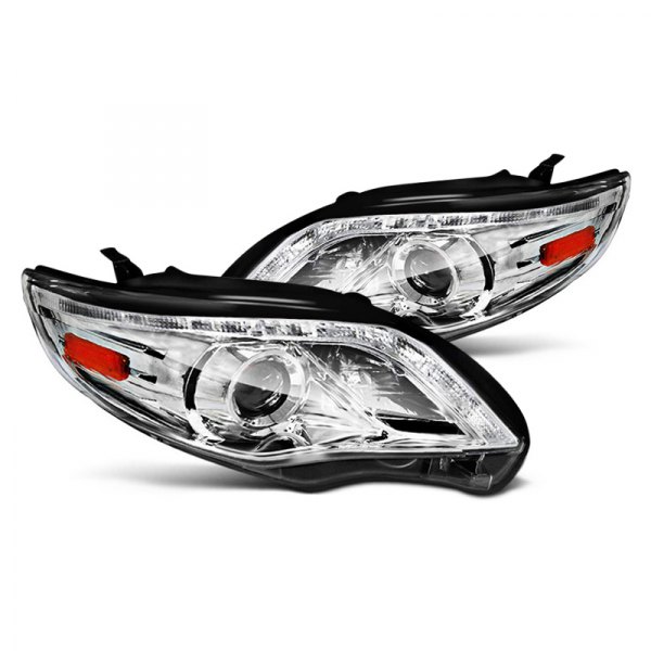 Spec-D® - Chrome Projector Headlights with LEDs