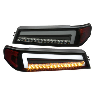 Spec-D® - Black Smoke LED Turn Signal/Parking Lights