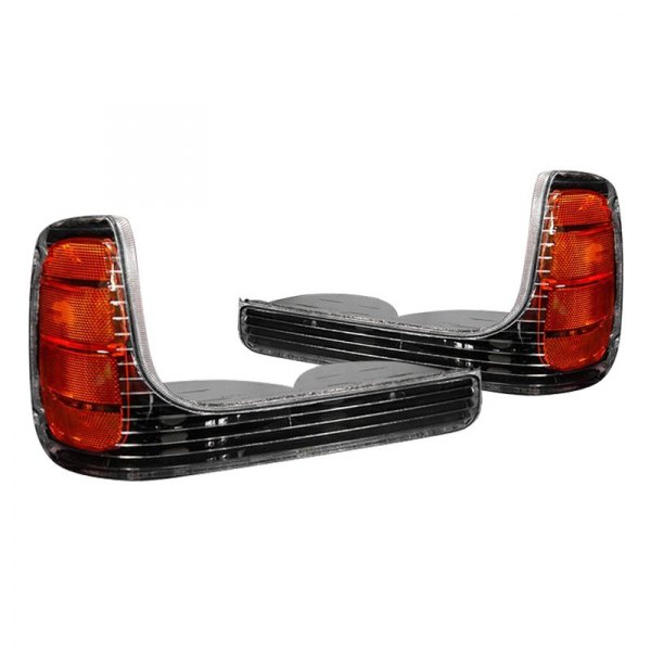 Spec-D® - Black/Amber/Clear Factory Style Turn Signal/Parking Lights