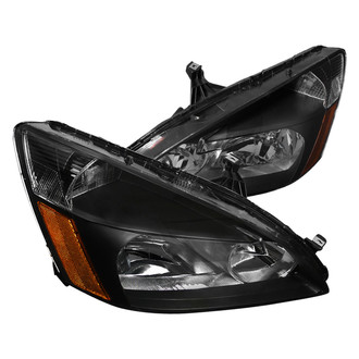 Spec-D® - Driver and Passenger Side Black Euro Headlights