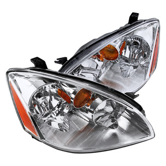Spec-D® - Driver and Passenger Side Chrome Euro Headlights