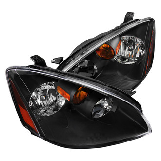 Spec-D® - Driver and Passenger Side Black Euro Headlights