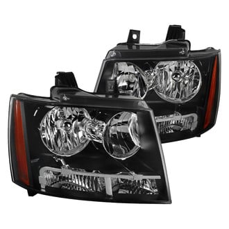 Spec-D® - Driver and Passenger Side Matte Black Factory Style Headlights