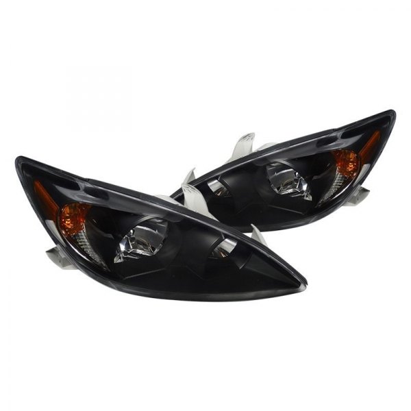 Spec-D® - Black Euro Headlights, Toyota Camry