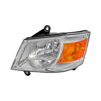 Spec-D® - Passenger Side Chrome Euro Headlight